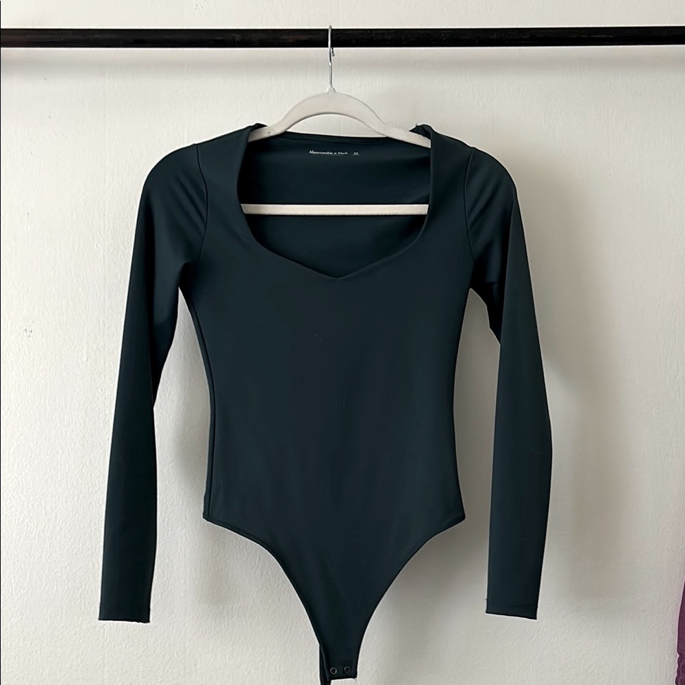 Teal Long Sleeve Bodysuit